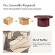 preview thumbnail 14 of 14, HULALA HOME Modern Round Coffee Table with Enamel Finish