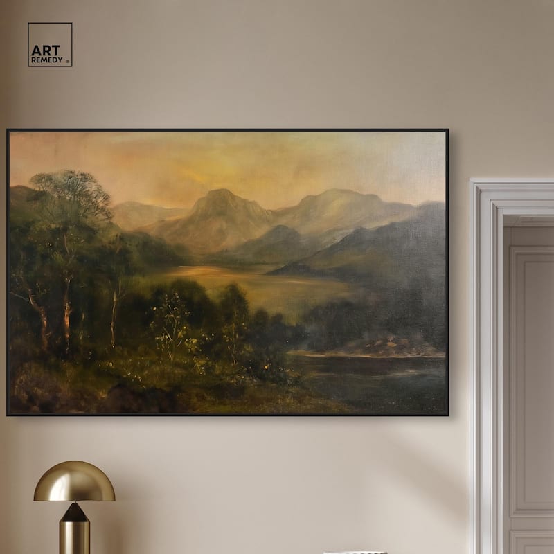 Highland Hues Canvas by Art Remedy