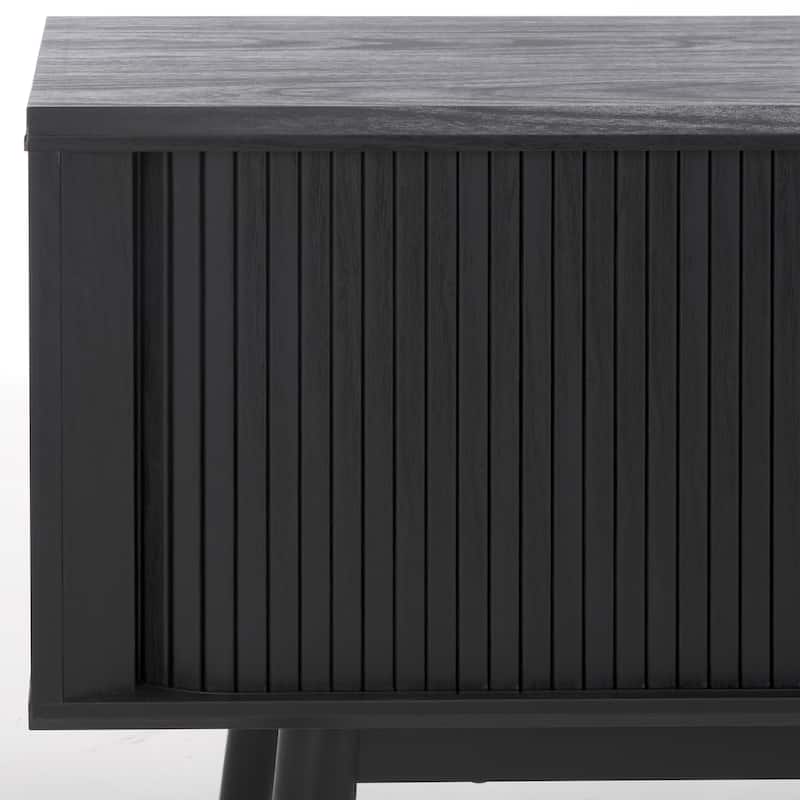 SAFAVIEH Aphra 2-Door 2-Shelf Entertainment Media Stand (Fits up to 65" Flatscreen TV) - 59 in. x 15.4 in. x 21.9 in.