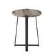 preview thumbnail 22 of 31, Middlebrook Barnett Round Metal Wrap Side Table