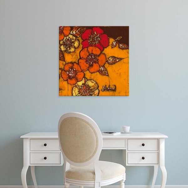 Easy Art Prints Andrea Davis's 'Fire Bloom III' Premium Canvas Art