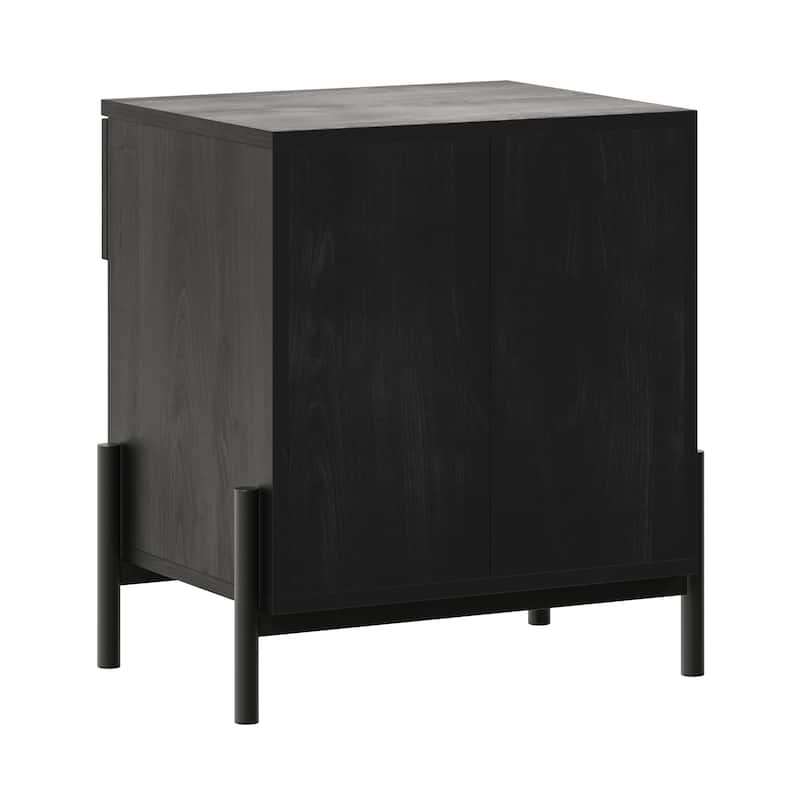 Middlebrook Designs Modern Fluted-Drawer Nightstand