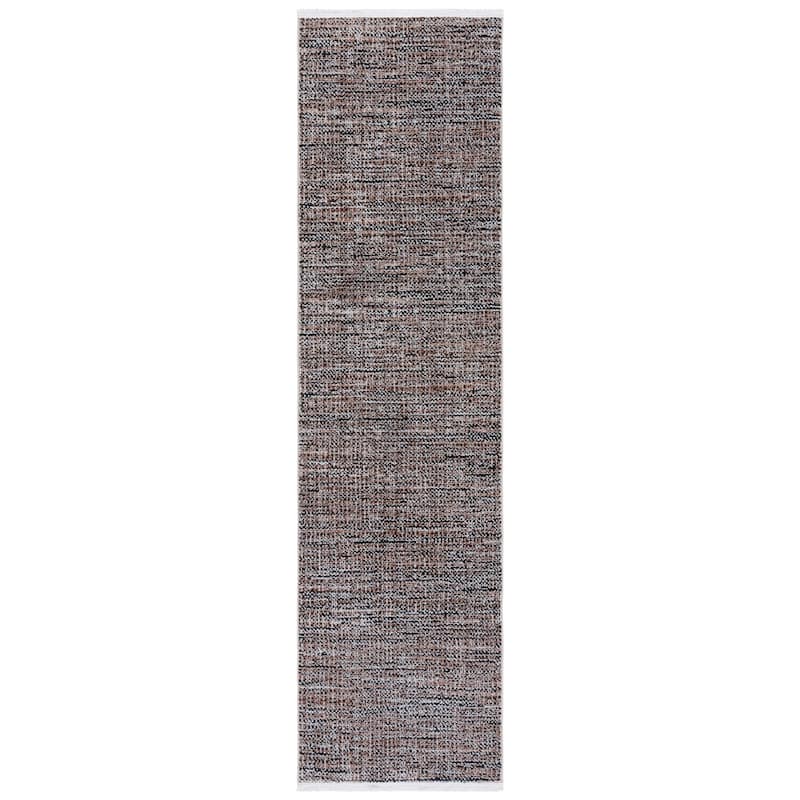 SAFAVIEH Mila Nerea Modern & Contemporary Rug - 2'2" x 8' Runner - Beige/Black