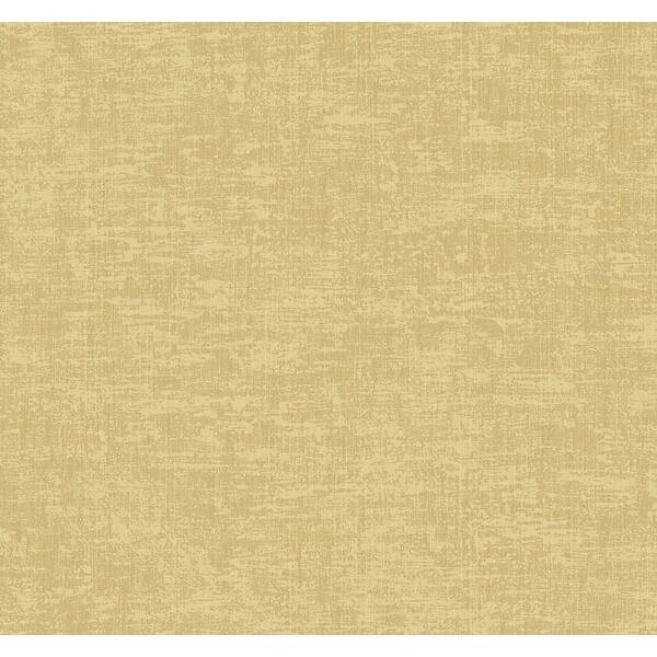 slide 2 of 2, Seabrook Designs Melville Faux Unpasted Wallpaper - 27 in. W x 27 ft. L 27 in. W x 27 ft. L - Butternut & Metallic Gold