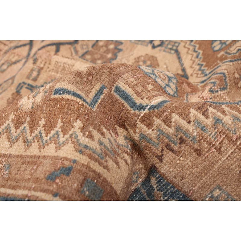 ECARPETGALLERY Hand-knotted Antalya Vintage Brown Wool Rug - 3'10 x 6'7