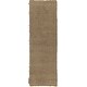 preview thumbnail 204 of 218, Handmade Jefferson Felted Wool Plush Area Rug 4' x 10' Runner - Tan - Runner/Rectangle