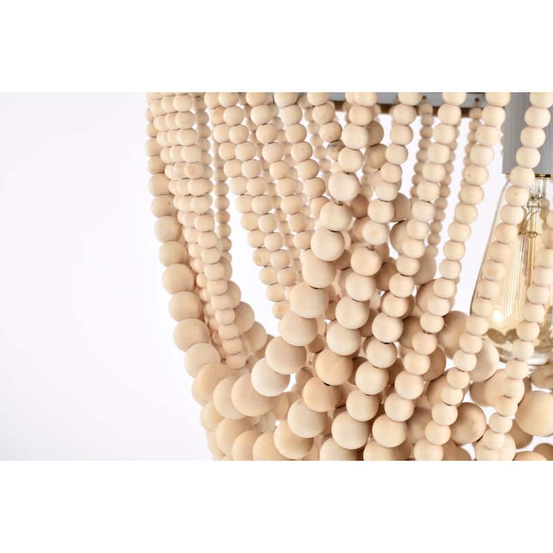 Elli 18 Inch Chandelier Bohemian Beads Pendant 1-Light