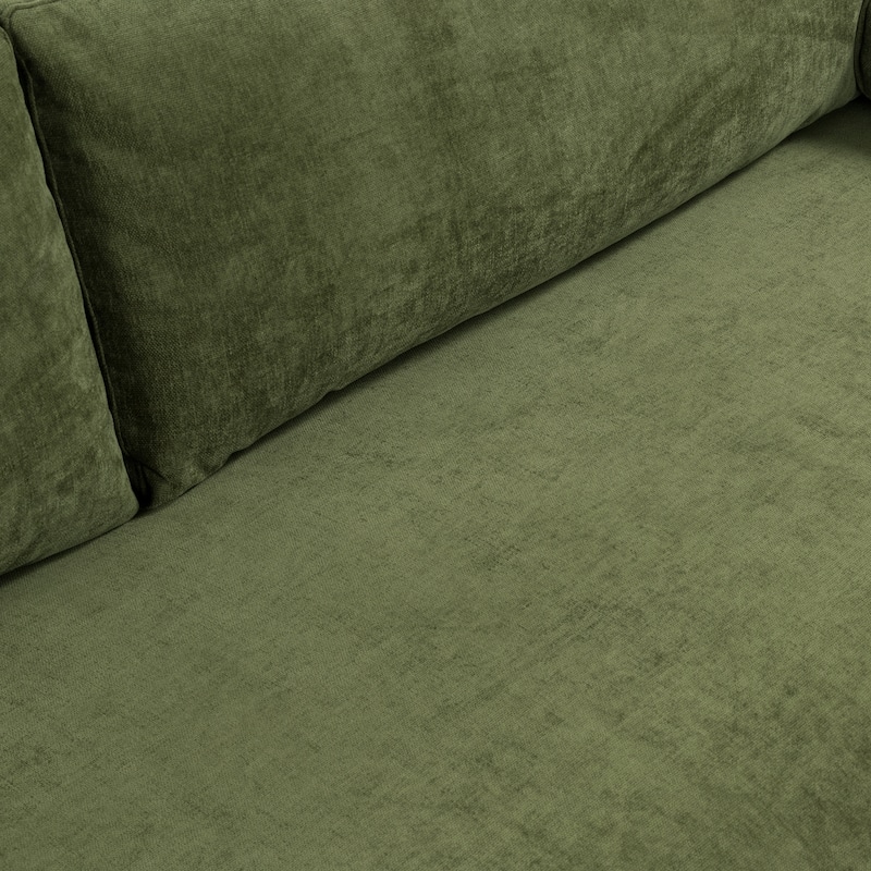 Poly & Bark Lea 90" Sofa - Includes 2 Bloster Pillows and Removable Cushion Covers