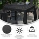 preview thumbnail 5 of 10, All-Weather Resin Top Square Table & 4 Metal Chairs with Poly Resin Seats - 31.5"W x 31.75"D x 28.25"H