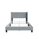 preview thumbnail 40 of 43, Bardy Upholstered Button-tufted Wingback Bed - Queen or King