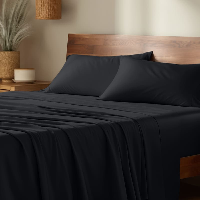 Bare Home Rayon from Bamboo Sheet Set - Deep Pocket - Breathable