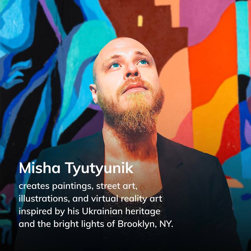 Well Woven x Misha Tyutyunik Sunday Jungle Aubade Rug