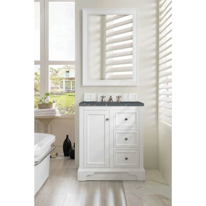James Martin Vanities 825-V30-3PBL De Soto 32" Single Basin Poplar