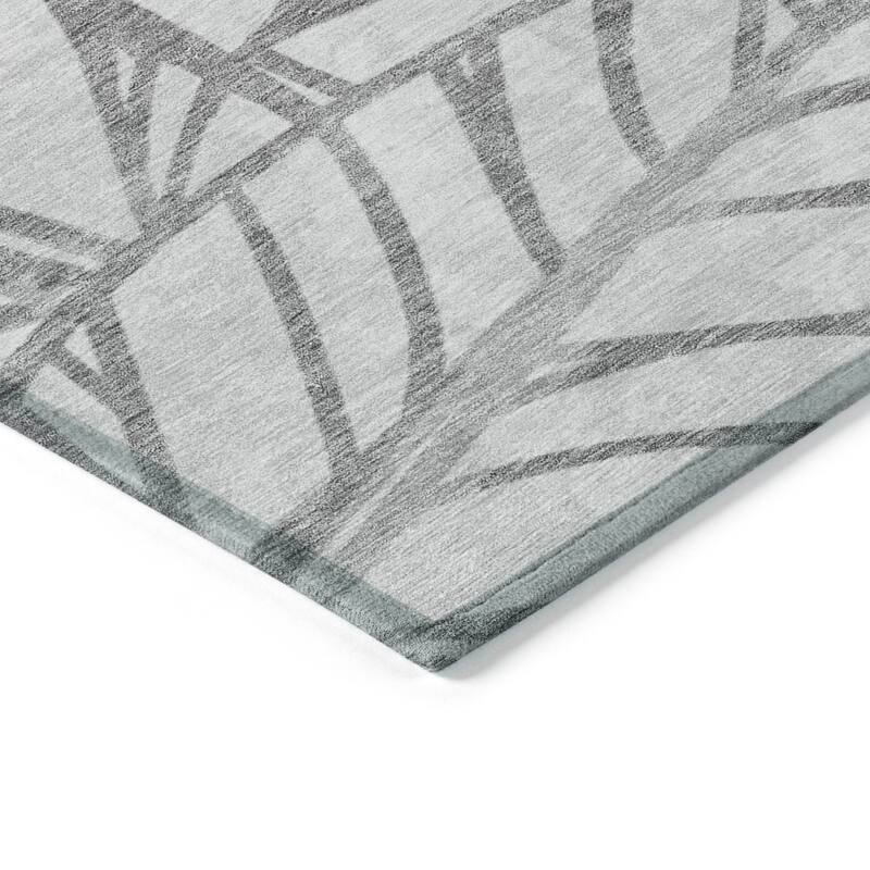 Machine Washable Indoor/ Outdoor Chantille Modern Palms Rug