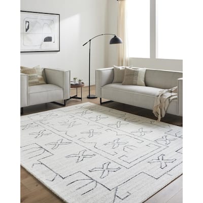 Junior Casual Solid Color Wool Area Rug