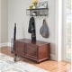preview thumbnail 1 of 2, Solid Rectangular Storage Chest - 40.5" - Cherry Finish