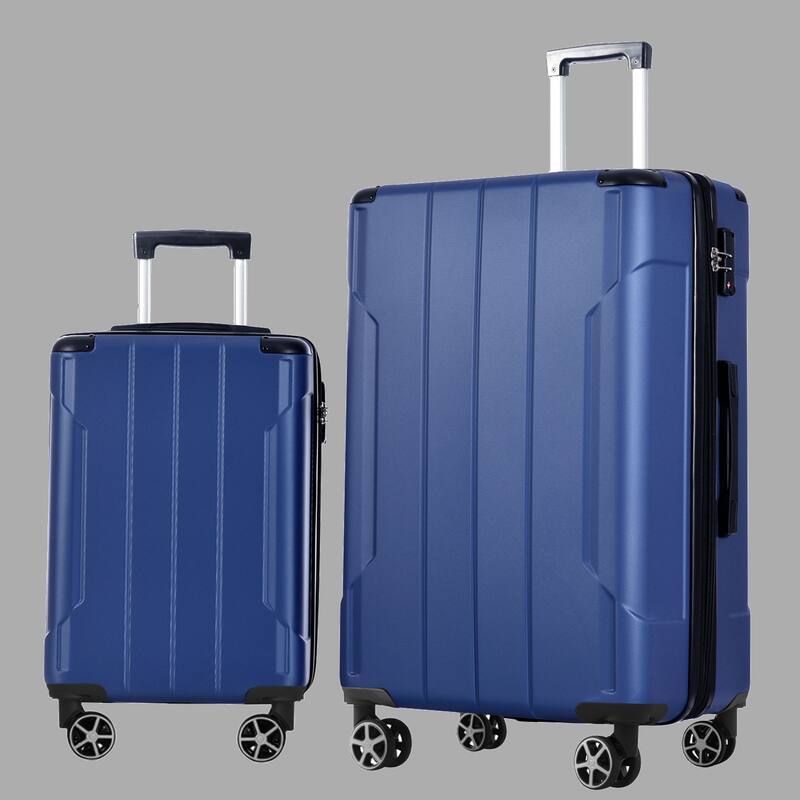 Lightweight ABS 2-Piece Luggage Set with 28" Expandable Suitcase and TSA Lock (20/28)