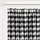 preview thumbnail 5 of 6, Buffalo Check Rod Pocket Door Panel and Tieback