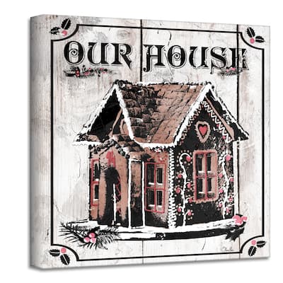 Ready2HangArt 'Gingerbread House' Holiday Canvas Wall Art by Olivia Rose
