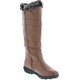 preview thumbnail 9 of 8, Forever Aura-43 Womens Double Straps Knee High Boots Winter Boots