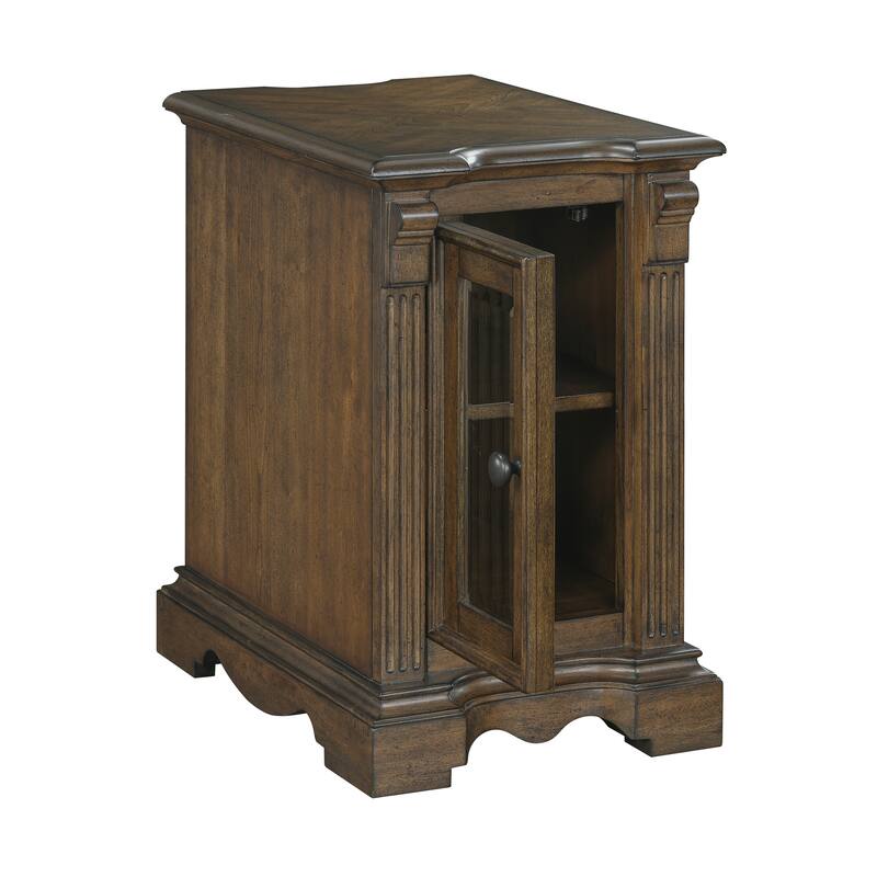 Dionne Rectangular Wood Chairside Table