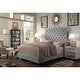 preview thumbnail 19 of 19, Vesta Chesterfield Tufted Upholstered Low Profile Standard Bed By Moser Bay Dove Grey - Twin