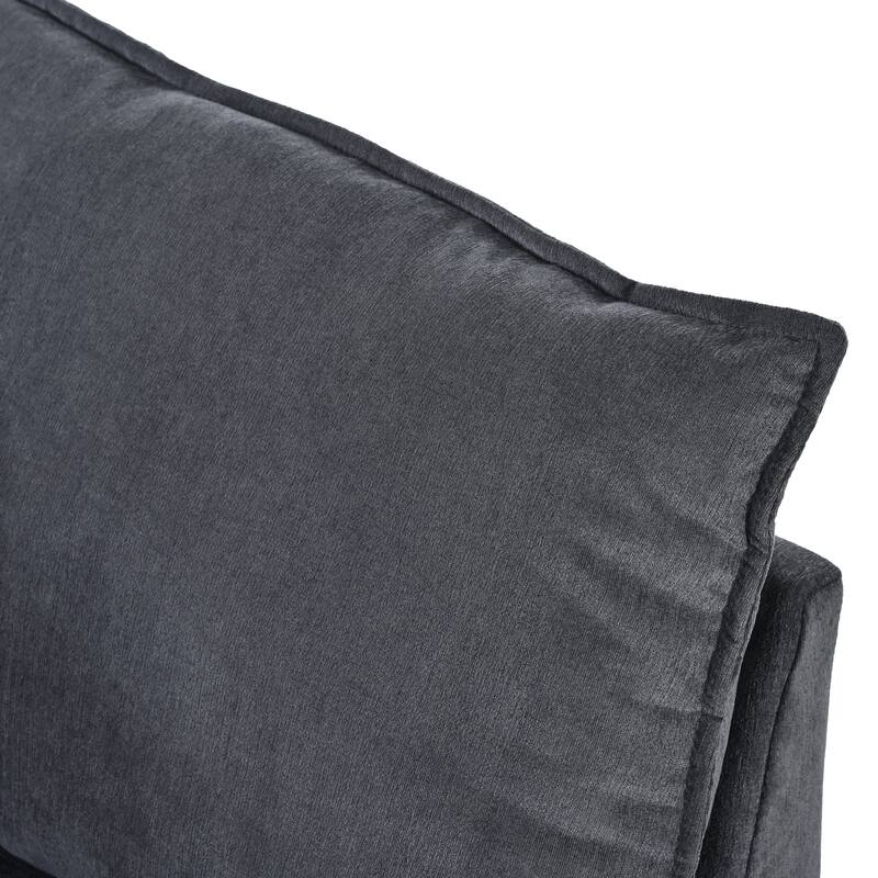 Modern Large U-Shape Sectional Sofa, 2 Large Chaise with Removable Ottomans