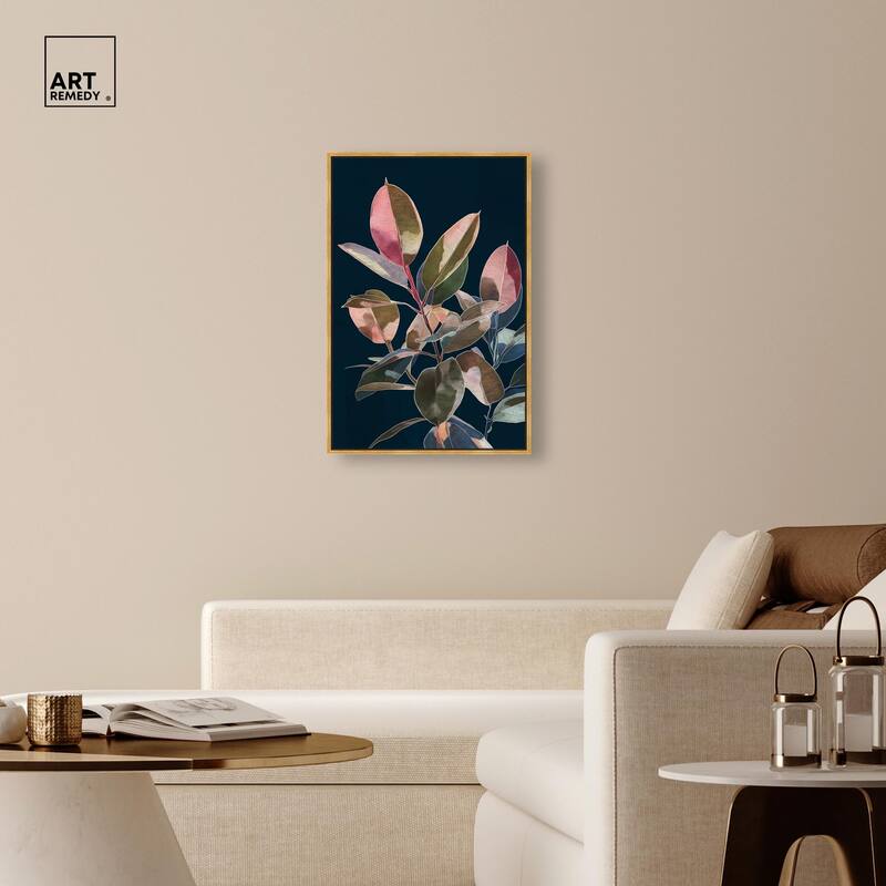 Fuchsia Frond I Canvas by Art Remedy