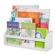 preview thumbnail 3 of 10, Wallniture Kids White Bookshelf for Nursery