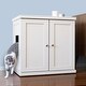 preview thumbnail 15 of 18, The Refined Feline's Enclosed Litter Box Wooden End Table