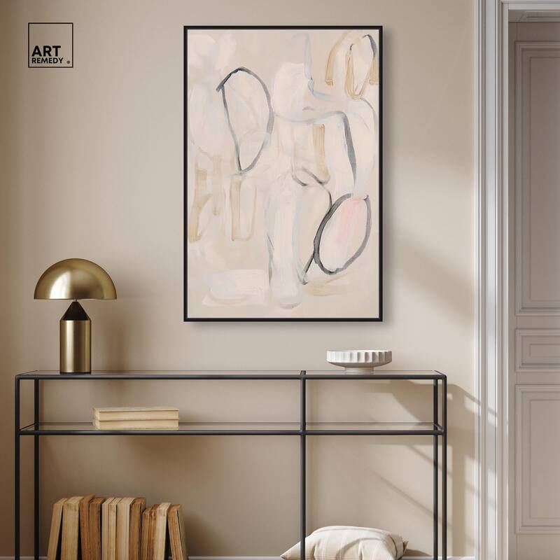 Faded Outlines II Canvas by Art Remedy