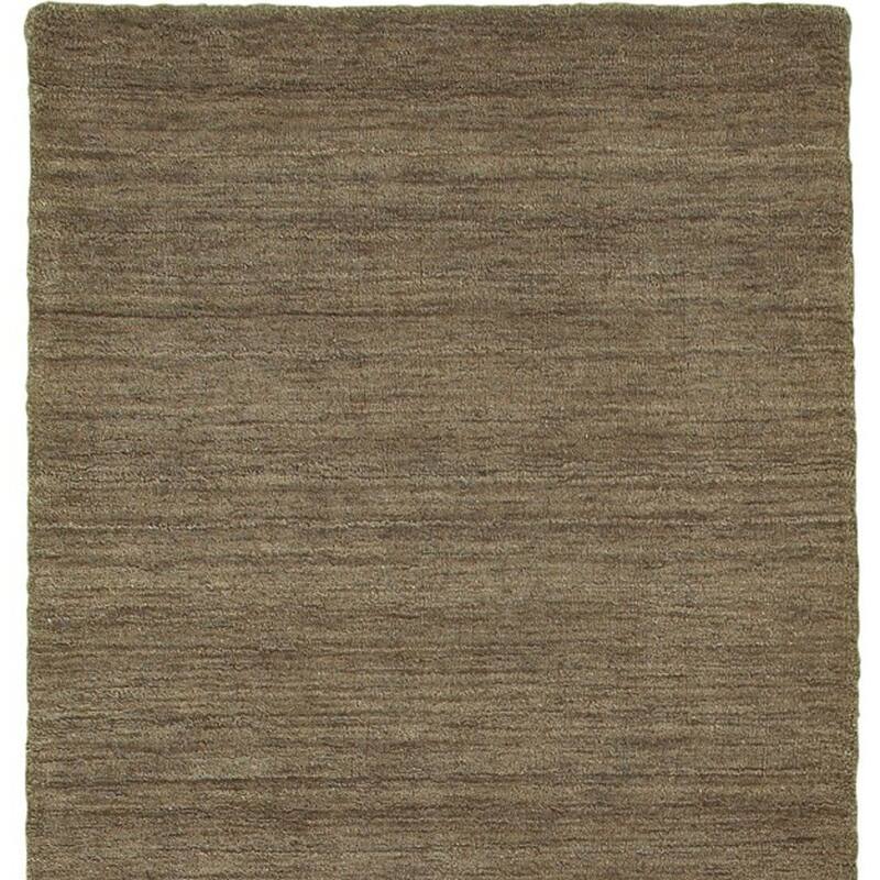 HomeRoots Solid Color Modern Rectangle Area Rug