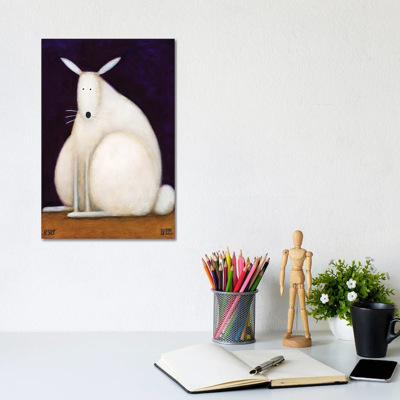iCanvas "Bunny" by Daniel Patrick Kessler Canvas Print - 12x8x0.75