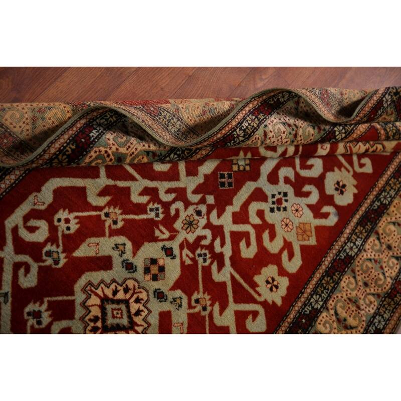 Vegetable Dye Antique Shirvan Oriental Accent Rug Handmade Wool Carpet - 3'2" x 5'5"