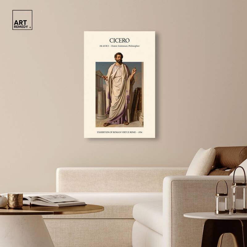 Visual Representation of Cicero Canvas by Art Remedy, Gallery Wrapped