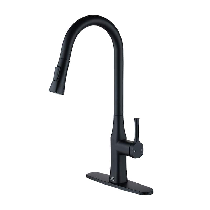 Stainless Steel Single Handle Pull Down Sprayer Kitchen Faucet