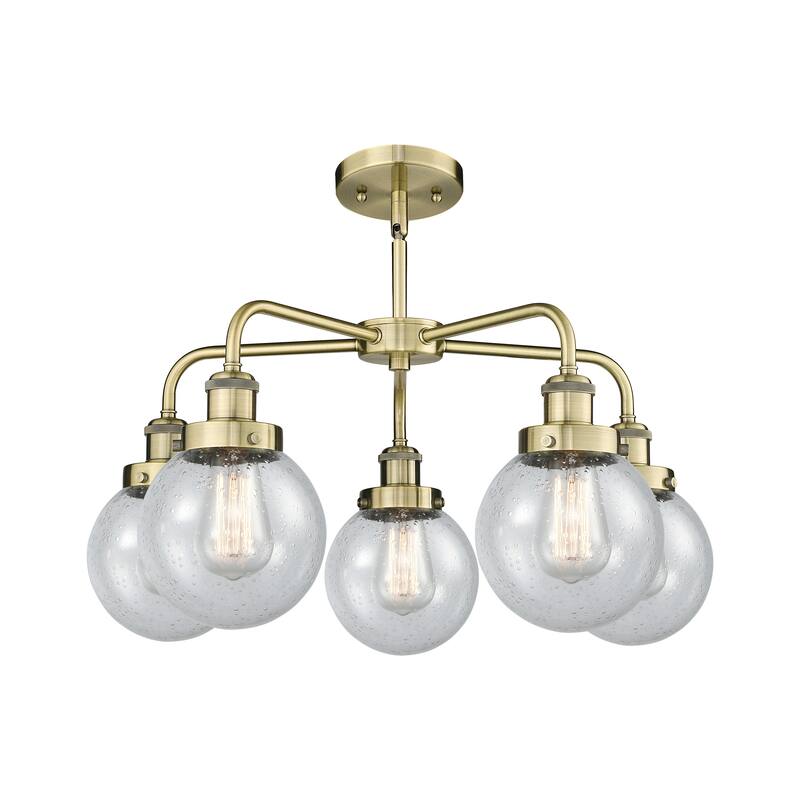 Innovations Lighting Beacon - 5 Light 24" Stem Hung Chandelier