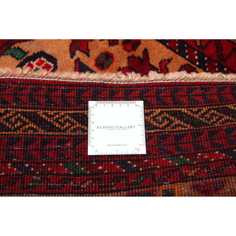 ECARPETGALLERY Hand-knotted Teimani Burnt Orange Wool Rug - 2'11 x 5'8