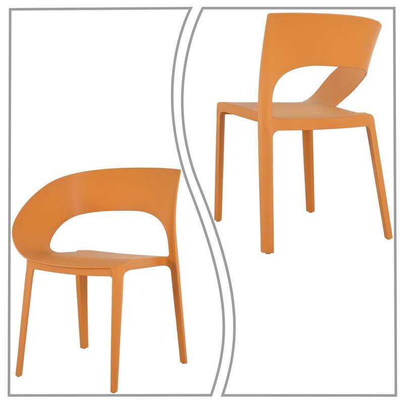 Stackable Set of 4 Waiting Room Reception Chairs Dining Chairs Accent Side Chairs, For Indoor and Outdoor Use