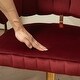 preview thumbnail 68 of 118, Velvet Home Office Desk Chair, Height Adjustable Task Chair, Armless Single Chair with Wheels, 360° Swivel Vanity Chair - N/A