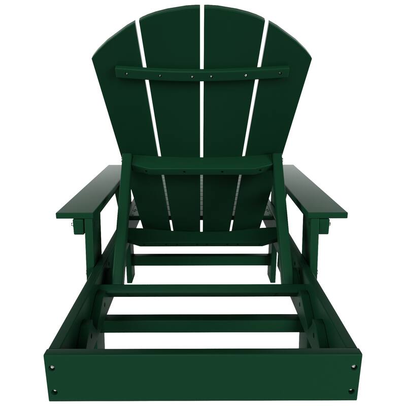 Polytrends Laguna Hdpe All Weather Outdoor Patio Pool Reclining Chaise Lounge With Arms And Wheels