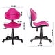 preview thumbnail 71 of 89, JJS Ergonomic Mesh Office Chair Adjustable Lumbar Support Computer Desk Chair