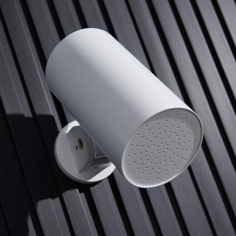 Wall-mounted adjustable showerhead