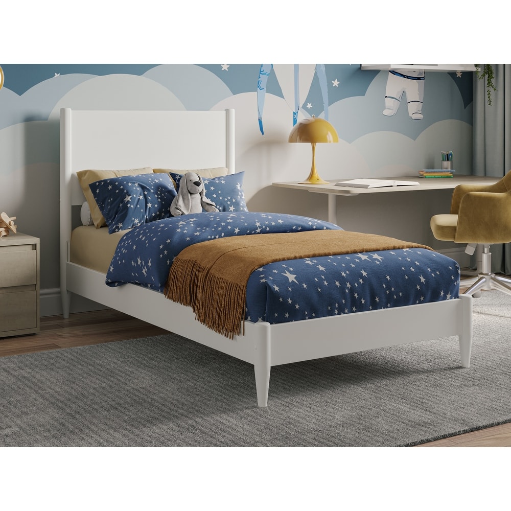 Pasadena Solid Wood Low Profile Platform Bed