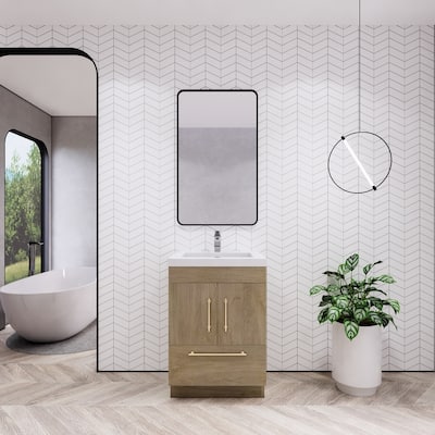 Eliza 24'' Freestanding Vanity with Single Sink