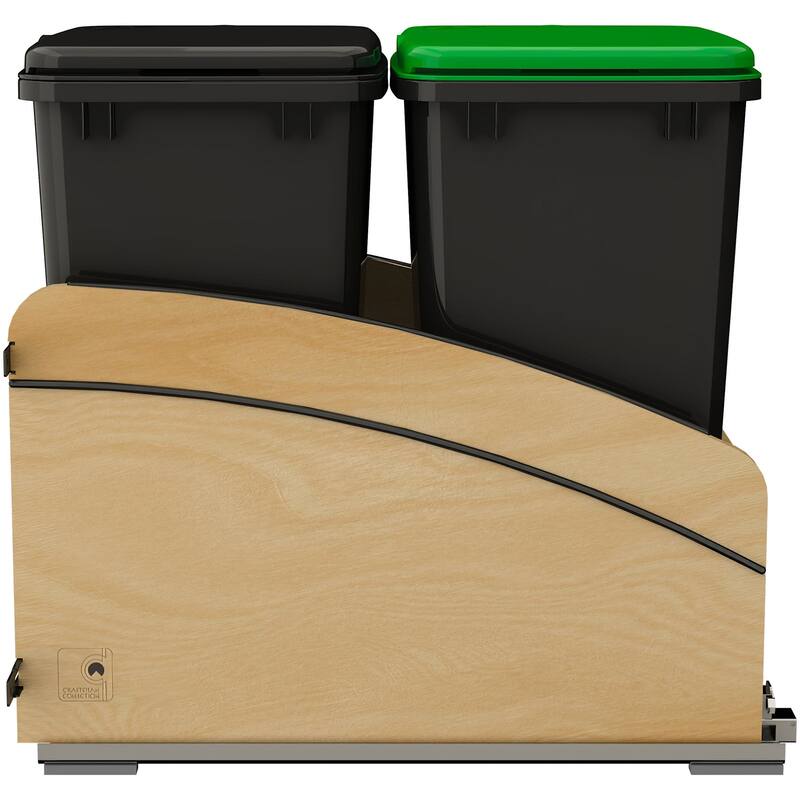 Rev-A-Shelf 4WCC-1835DM-218 Craftsman 15" Wide Solid Maple Designer