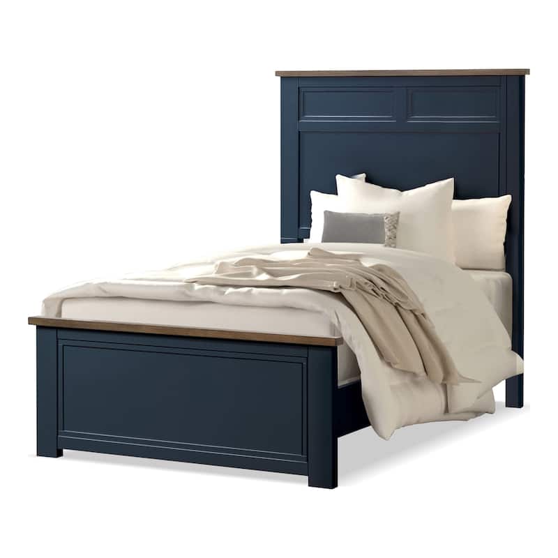 Furniture of America Althea Modern Farmhouse 4-Piece Wood Kids Panel Bedroom Set