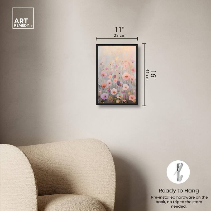 Tiny Blooms II Canvas by Art Remedy