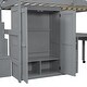 preview thumbnail 17 of 55, Multifunctional Loft Bed with Stairs,Bookshelf,Drawers,Desk & Wardrobe,Full Size for Bedroom