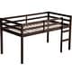 preview thumbnail 11 of 36, Solid Rubber Wooden Twin Loft Bed with Ladder